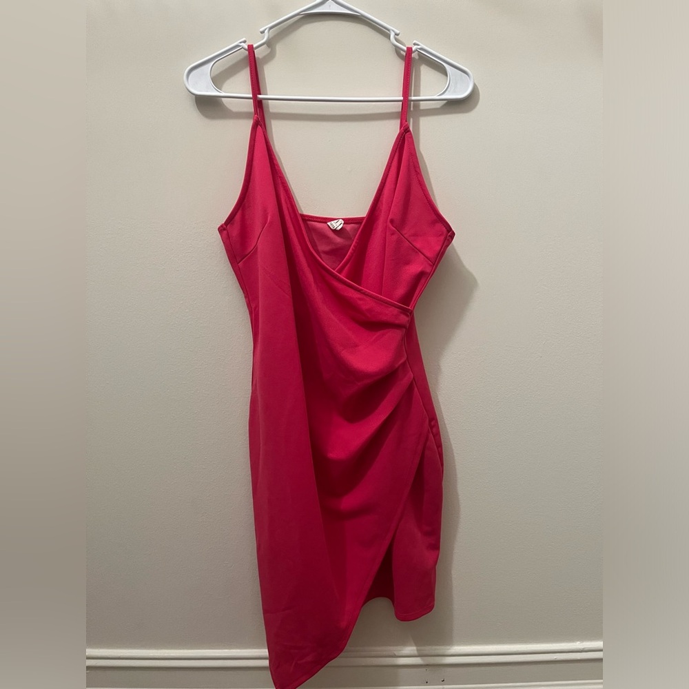 Amazon Essentials Vibrant Pink Mini Dress